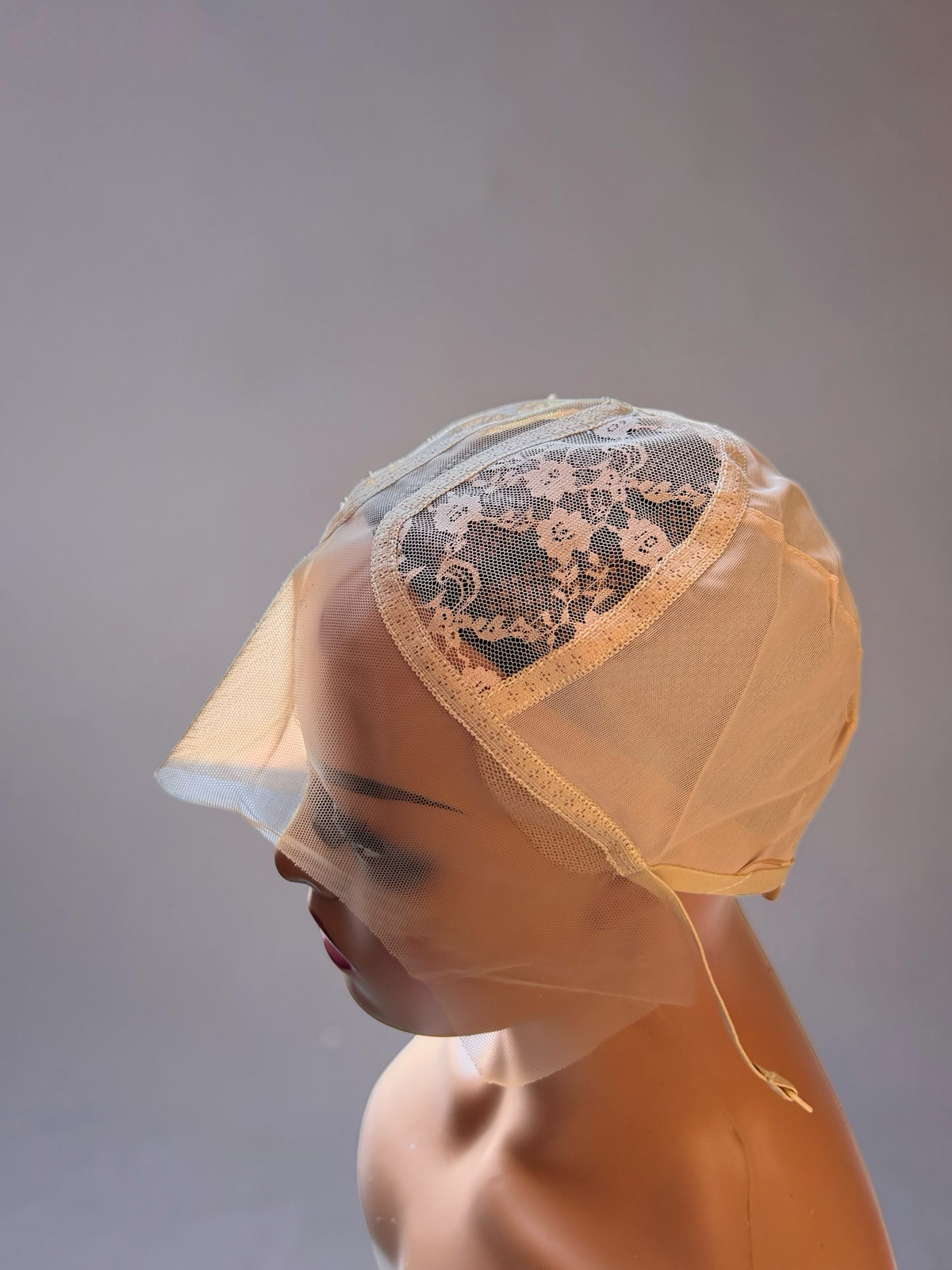 Kaymaz HD Dantel Peruk Bonesi – Ayarlanabilir Görünmez Lace Dome Wig Cap – Küçük Baş Ölçüsü