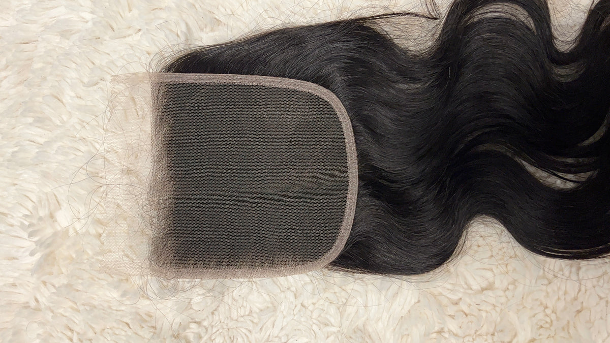 HD 5*5 HD Lace Closure Body Wave - Tül Tepelik Gerçek İnsan Saçı 100 Gram