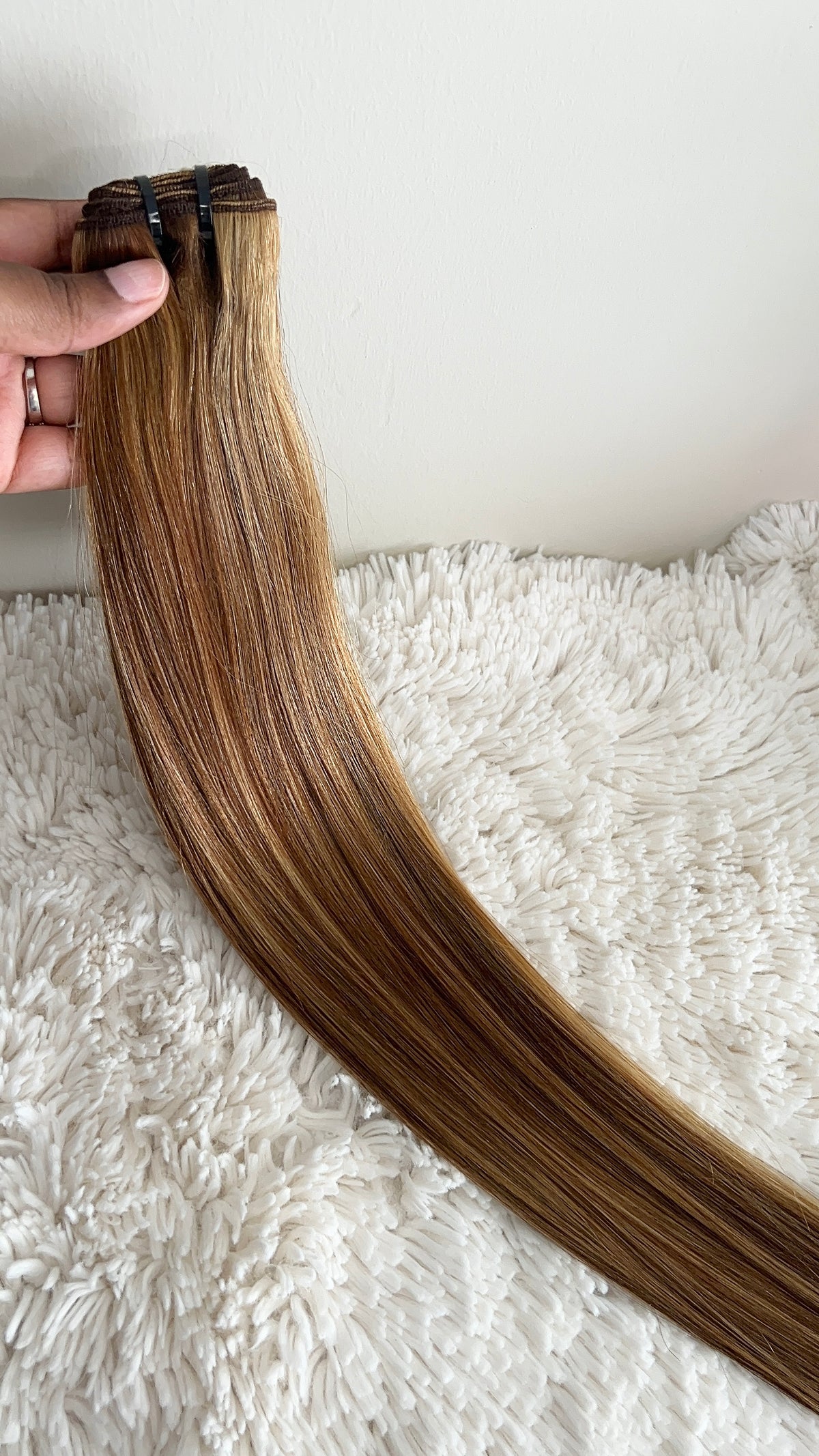 4/27 Color bundle straight - Tress Kaynak Saç %100 Gerçek 100 Gram