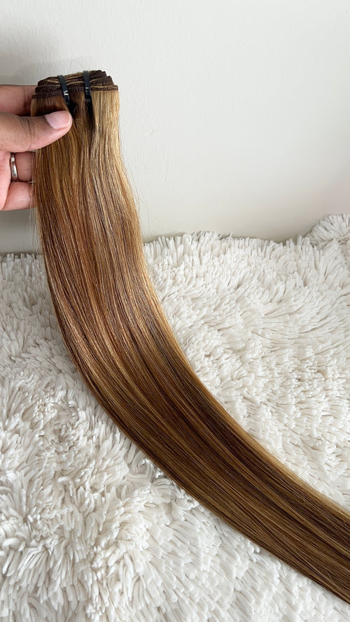 4/27 Color bundle straight - Tress Kaynak Saç %100 Gerçek 100 Gram