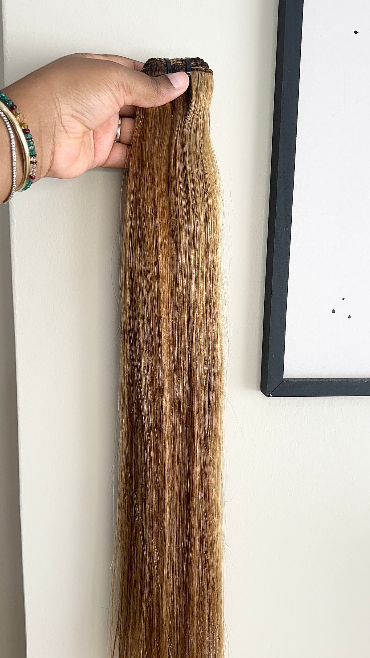 4/27 Color bundle straight - Tress Kaynak Saç %100 Gerçek 100 Gram