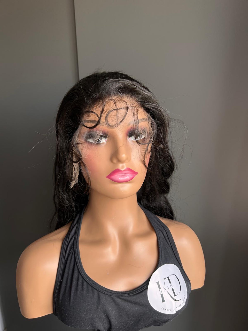 13x6 hd wig body wave - HD Dalgalı Gerçek İnsan Saçı Peruk – Doğal Siyah