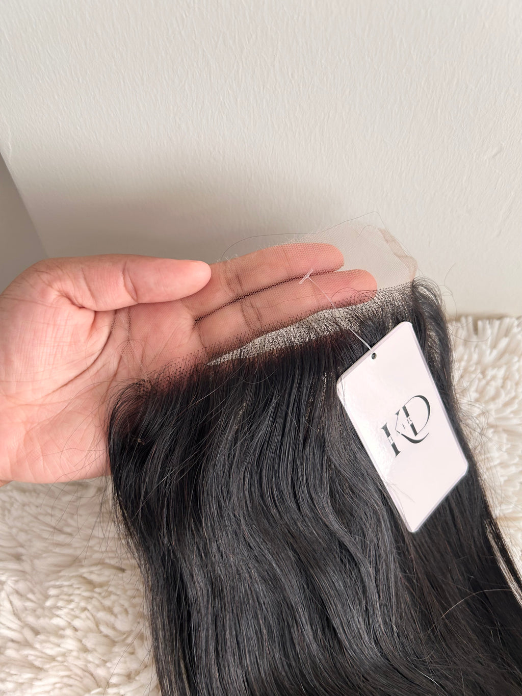 HD 6*6 Lace Closure - Tül Tepelik Gerçek İnsan Saçı 100 Gram