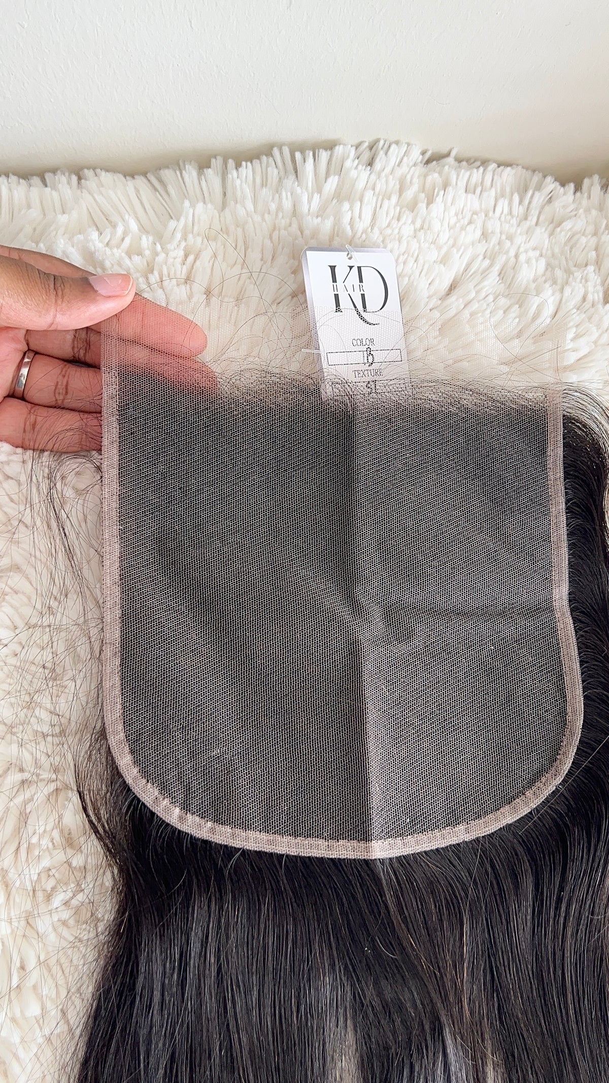 HD 7*7 Lace Closure - Tül Tepelik Gerçek İnsan Saçı 100 Gram