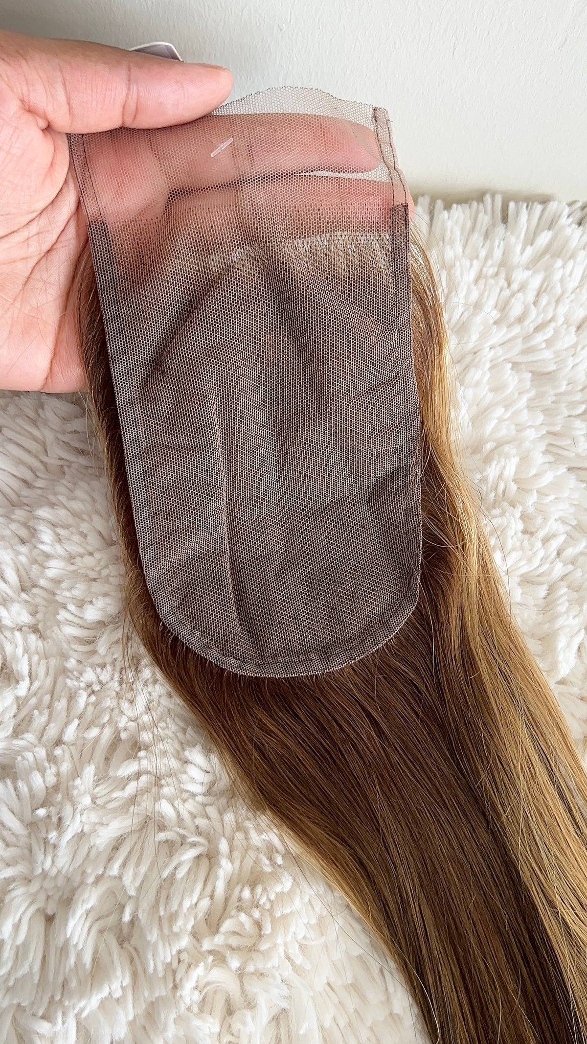 5*5 TP Lace Closure 4/27 - Tül Tepelik Gerçek İnsan Saçı 100 Gram