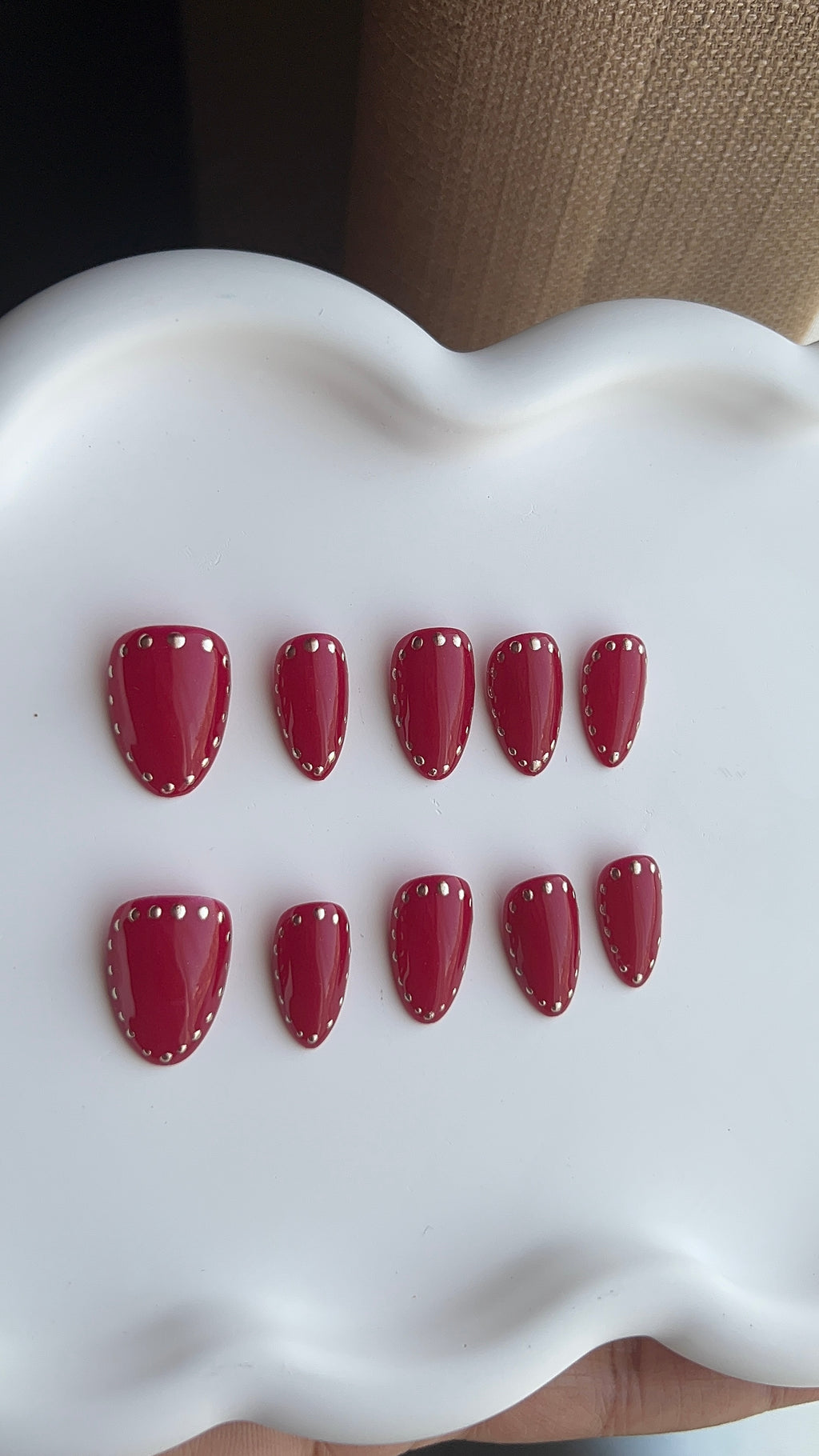 Wine chrome Kısa Almond